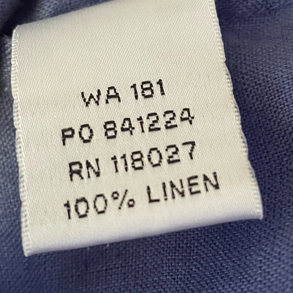 Boden Chambray Button-Up Tunic Shirt Dress 100% Linen - Picture 8 of 9